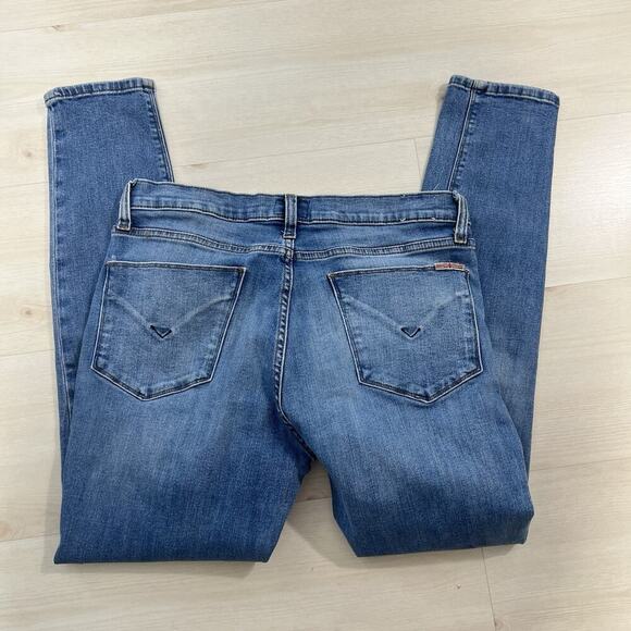 Hudson Jeans Size 31 Natalie Mid Rise Super Skinny Med Wash Blue - Picture 7 of 10